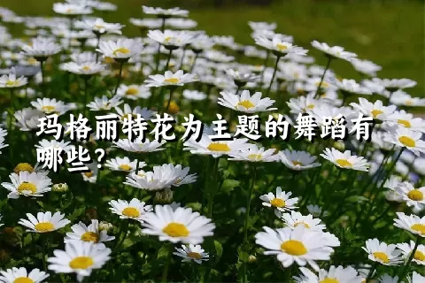 玛格丽特花为主题的舞蹈有哪些？