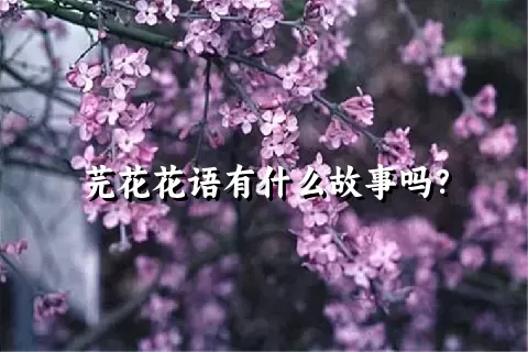 芫花花语有什么故事吗？