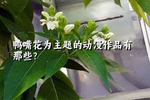 鸭嘴花为主题的动漫作品有那些？