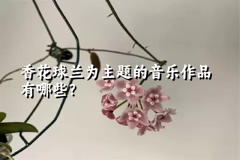 香花球兰为主题的音乐作品有哪些？