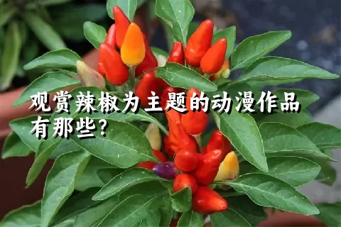 观赏辣椒为主题的动漫作品有那些？