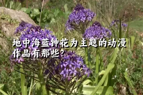 地中海蓝钟花为主题的动漫作品有那些？