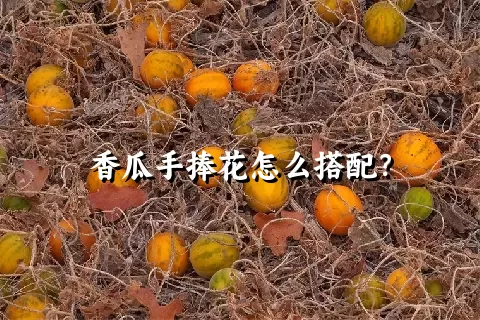 香瓜手捧花怎么搭配？