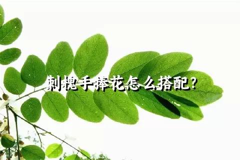 刺槐手捧花怎么搭配？