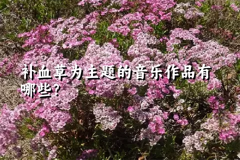 补血草为主题的音乐作品有哪些？