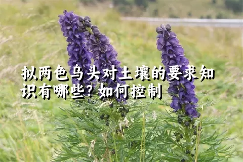 拟两色乌头对土壤的要求知识有哪些？如何控制